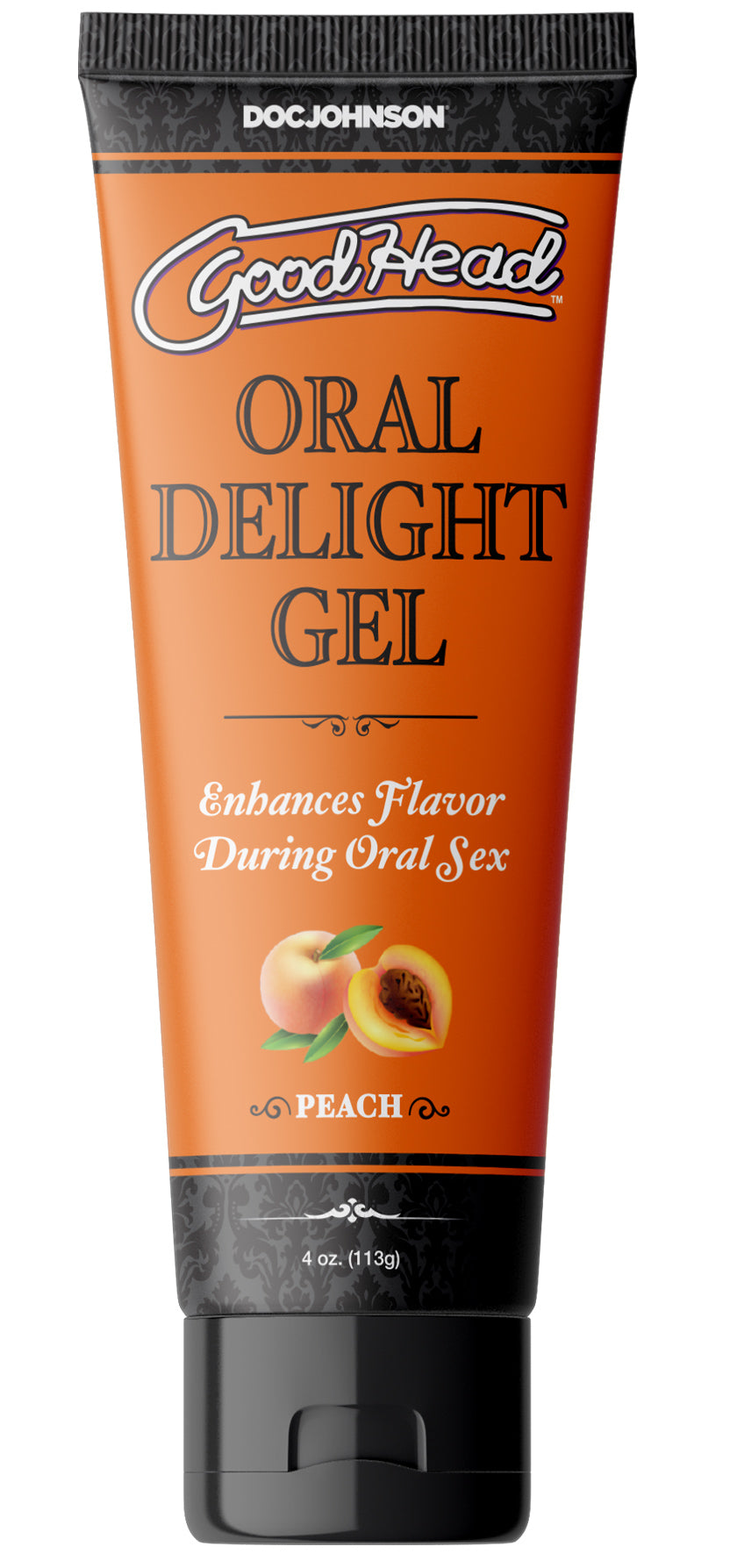 Goodhead - Oral Delight Gel - Peach - 4 Oz. | 782421081638 | Discreet Personal Wellness
