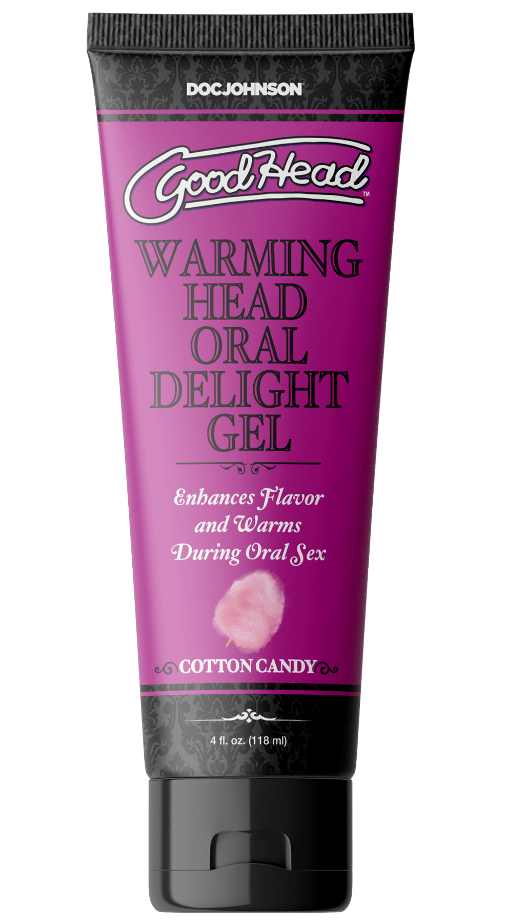 Goodhead - Warming Head Oral Delight Gel - Cotton Candy - 4 Fl. Oz. | 782421081867 | Discreet Personal Wellness