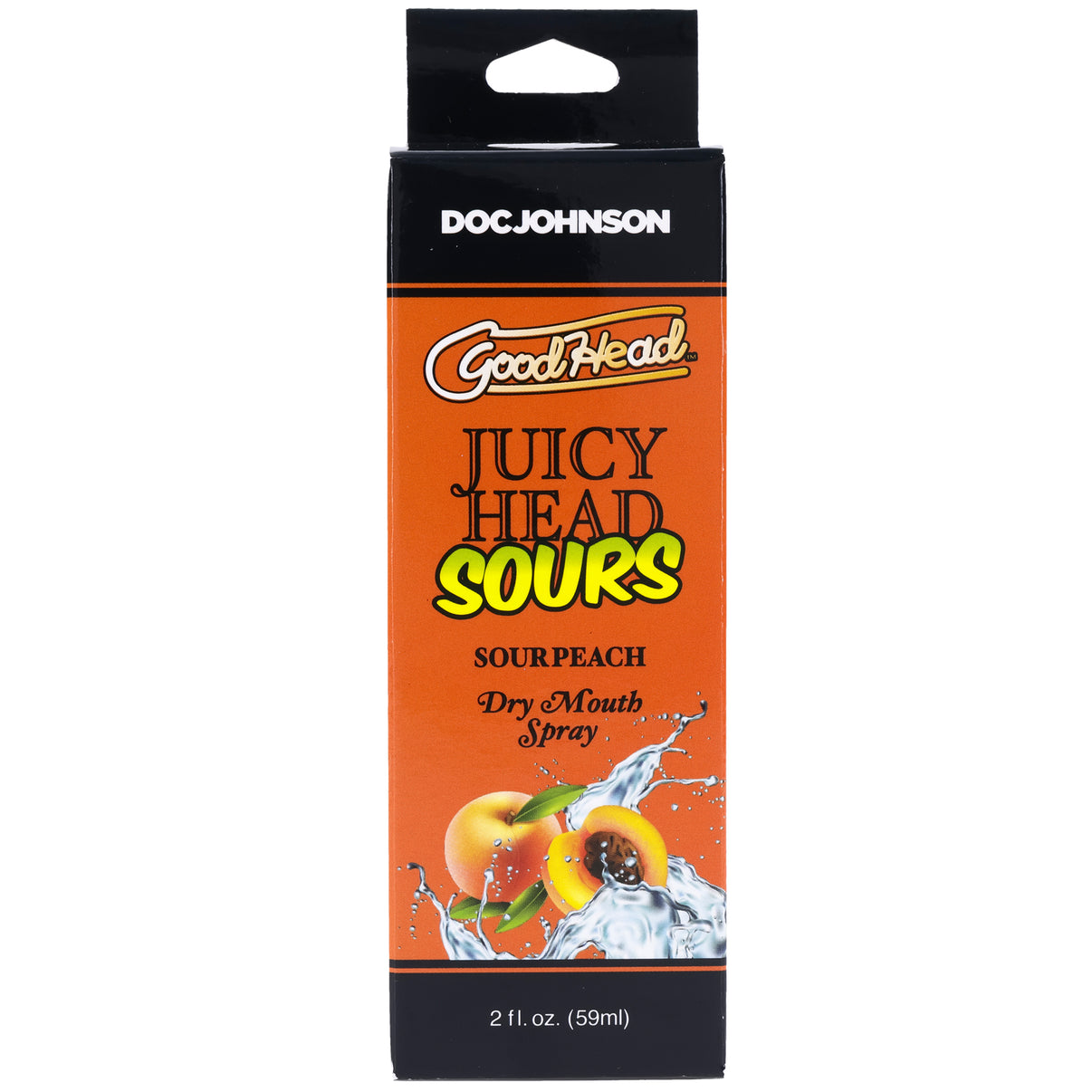 Goodhead - Juicy Head - Dry Mouth Spray - Sour Peach - 2 Oz | 782421088606 | Discreet Personal Wellness