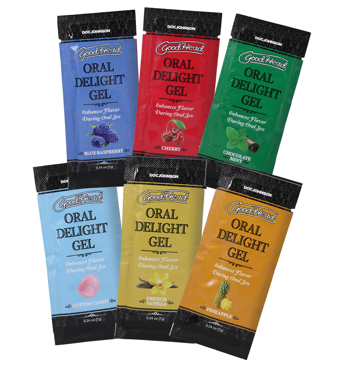 Goodhead - Oral Delight Gel - 6 Pack - 0.24 Oz | 782421086787 | Discreet Personal Wellness