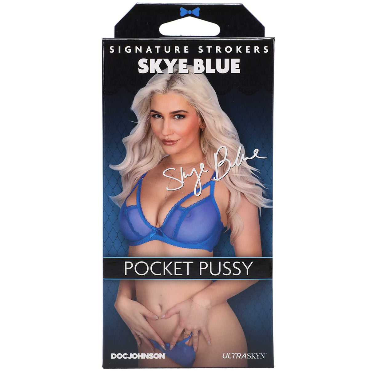 Signature Strokers - Skye Blue - Ultraskyn Pocket Vagina - Vanilla | 782421085384 | Discreet Personal Wellness