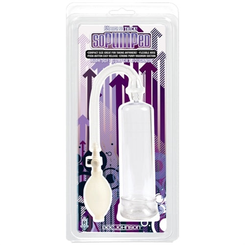 So Pumped Penis Pump Without Sleeve - Clear | 782421000561 | Discreet Personal Wellness