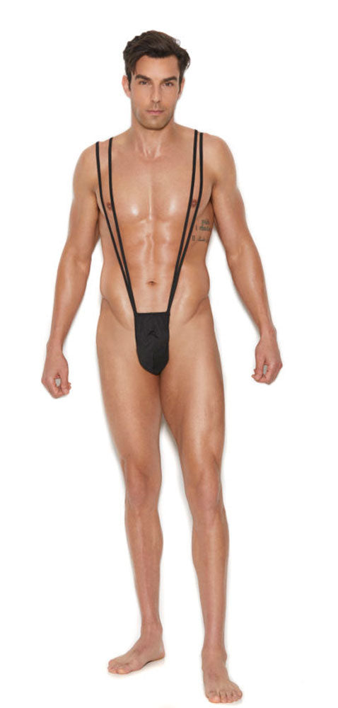 Men's Suspender Pouch - One Size - Black | 840295125756 | Discreet Personal Wellness