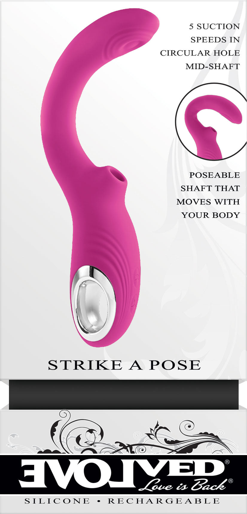 Strike a Pose - Magenta | 844477021775 | Discreet Personal Wellness