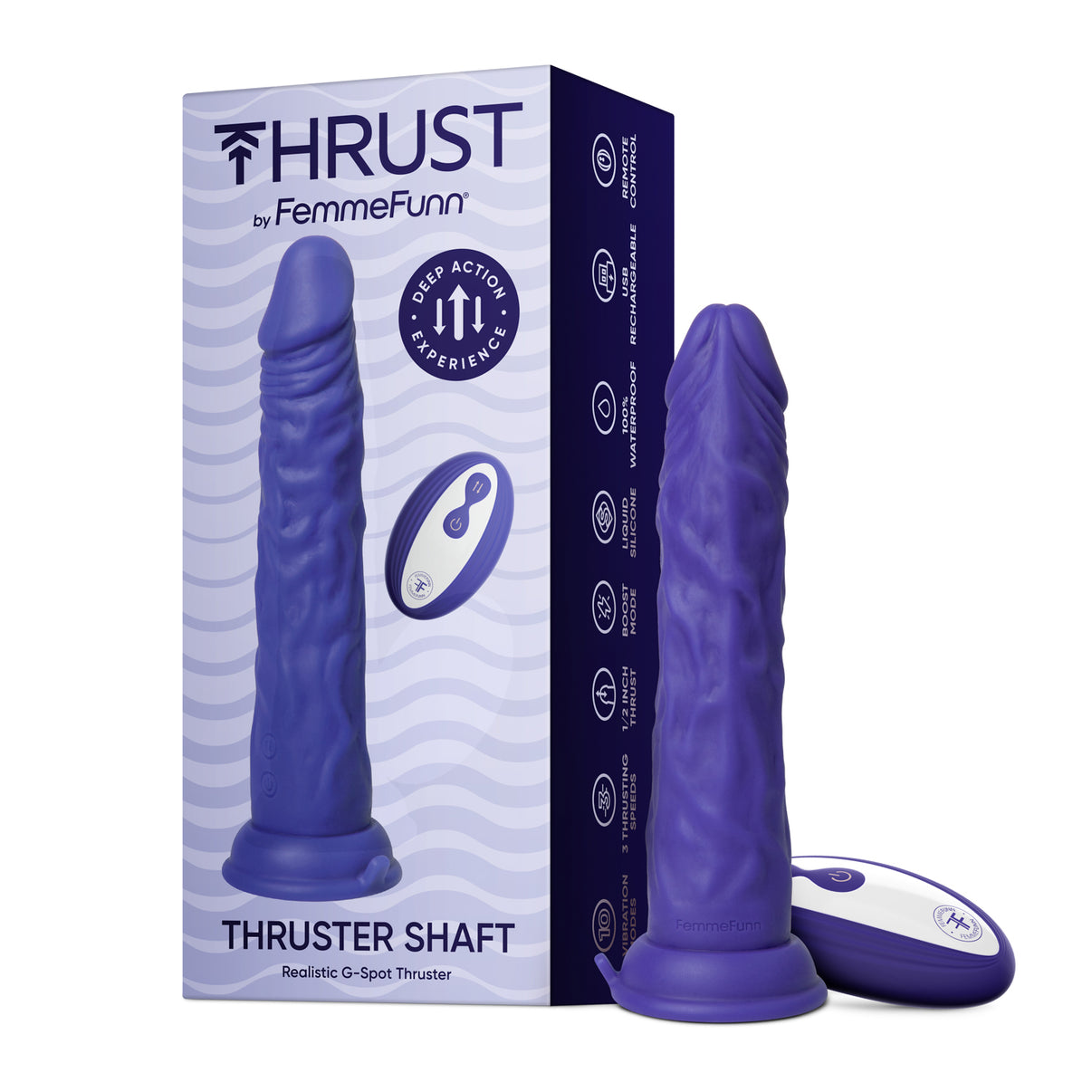 Thruster Shaft - Purple | 810119281548 | Discreet Personal Wellness