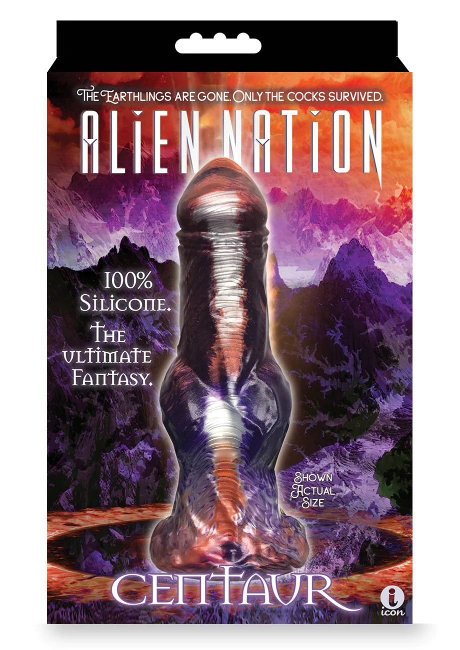 Alien Nation Centaur Silicone Creature Dildo - Copper | 847841013598 | Discreet Personal Wellness