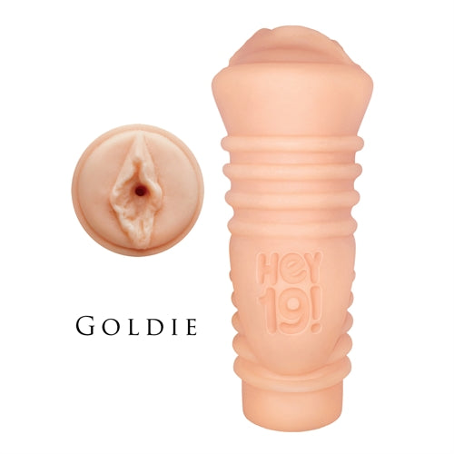 Hey 19 Celebrity Stroker - Goldie Vagina Stroker | 847841024037 | Discreet Personal Wellness