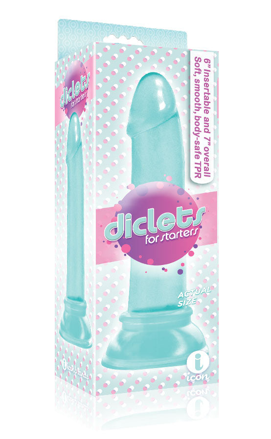 The 9's - Diclet's 7 Inch Jelly Penis - Aqua Aqua | 847841026772 | Discreet Personal Wellness