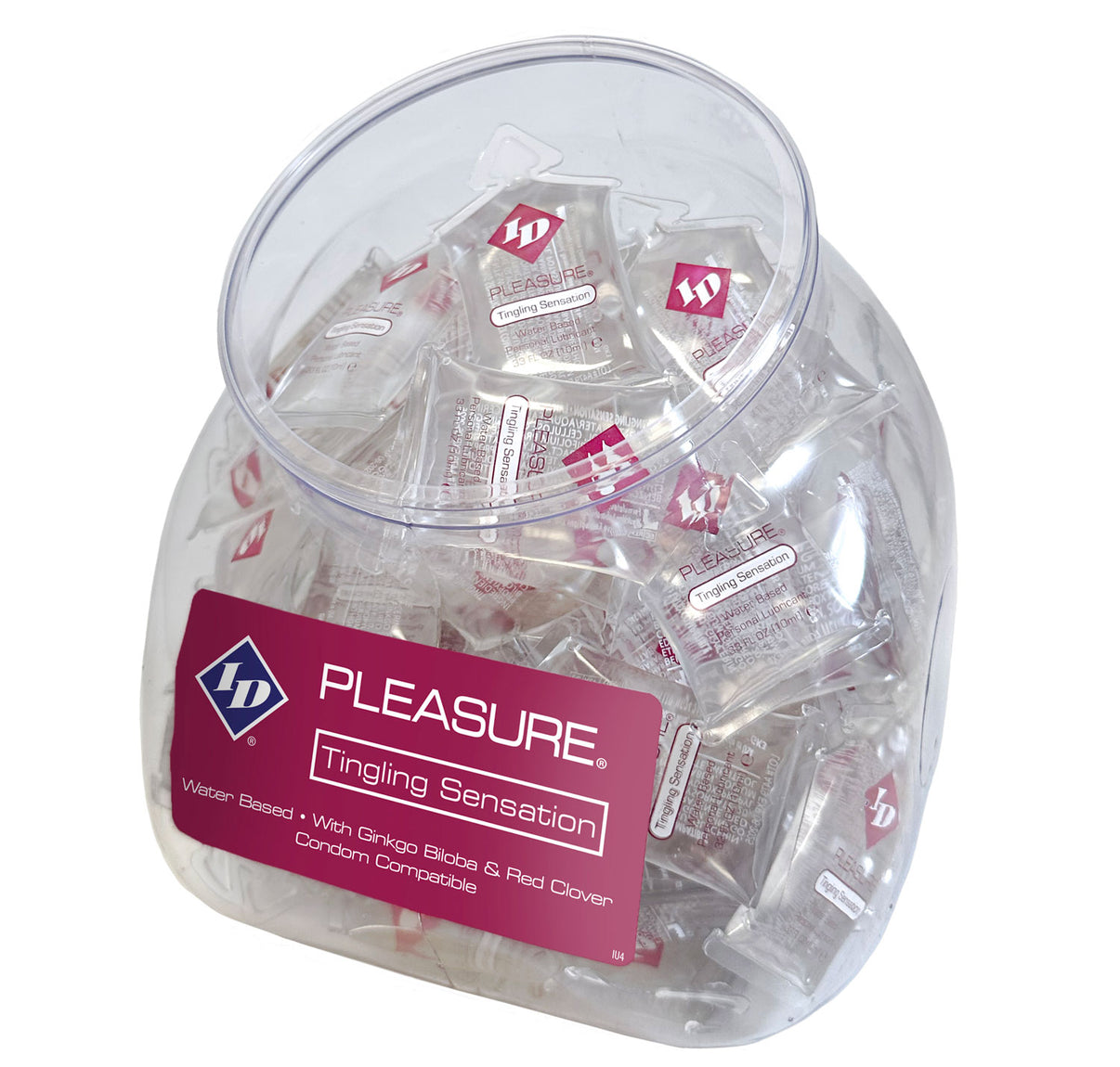 Pleasure 10 ml Pillow Jar - 144 Pc | 761236109973 | Discreet Personal Wellness