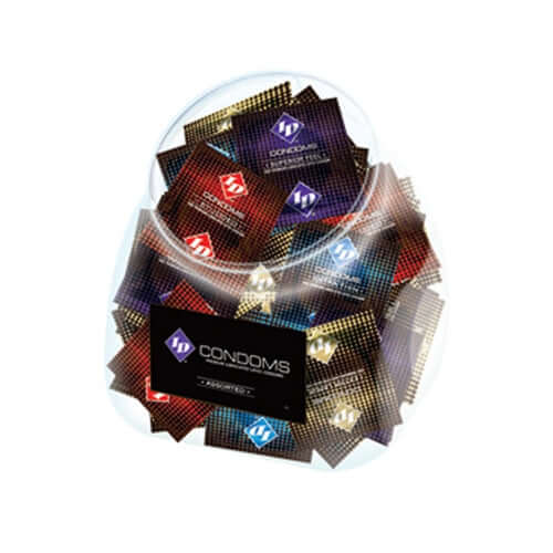 ID Condoms - Assorted - 144 Piece Jar | 761236110160 | Discreet Personal Wellness