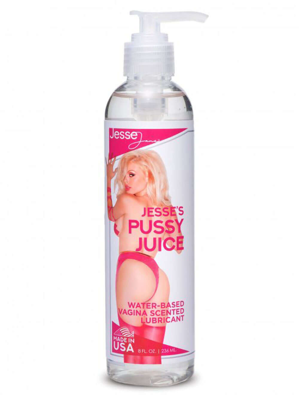 Jesse's Vagina Juice Vagina Scented Lube- 8 Oz | 848518031471 | Discreet Personal Wellness