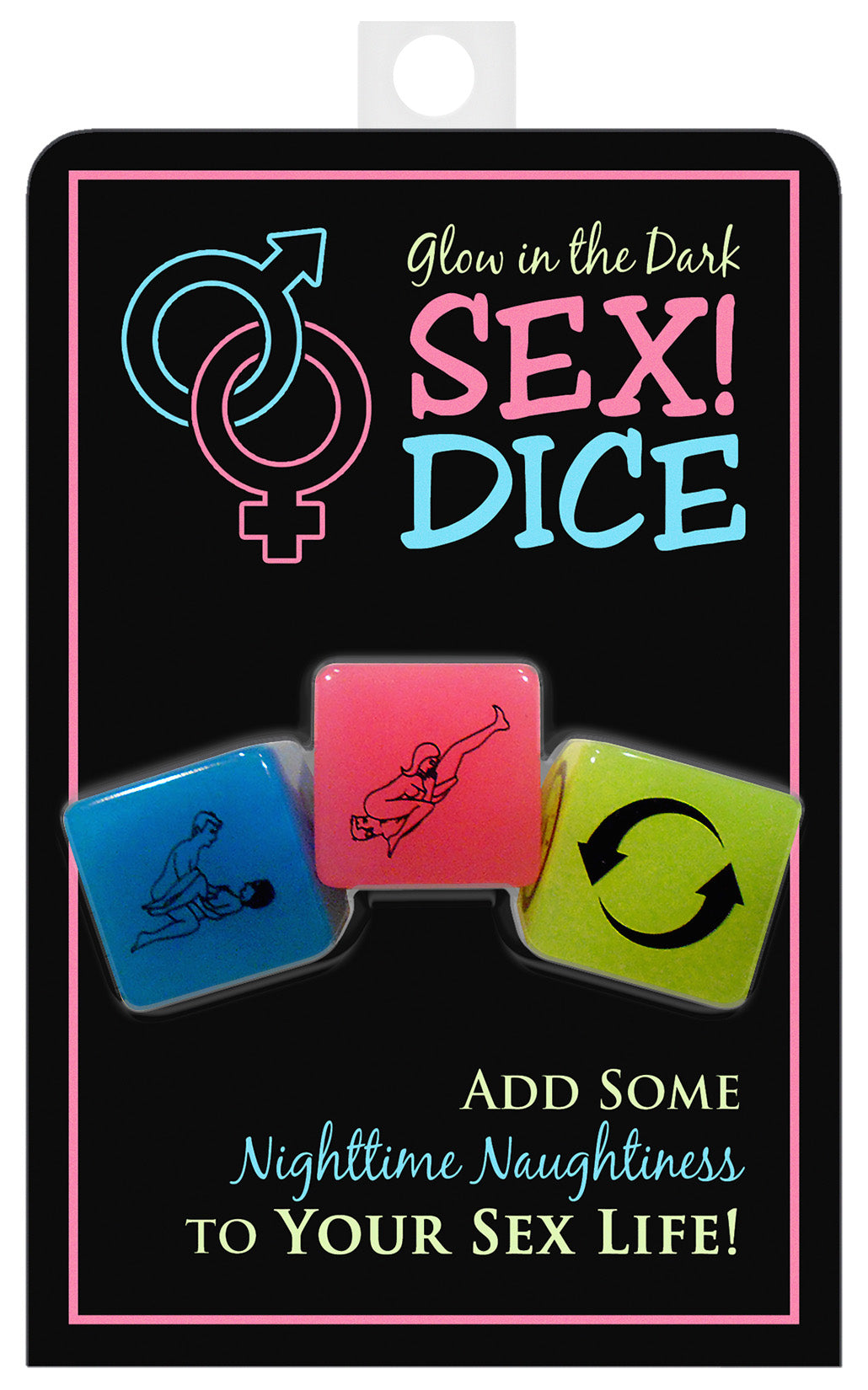 Glow-in-the-Dark Sex! Dice | 825156109489 | Discreet Personal Wellness