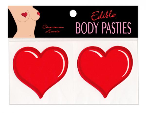 Edible Pasties - Cinnamon Hearts | 825156106785 | Discreet Personal Wellness