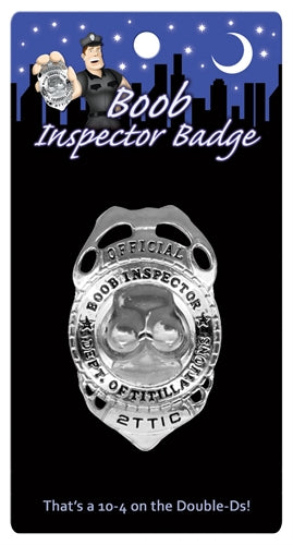 Boob Inspector Badge | 825156102572 | Discreet Personal Wellness