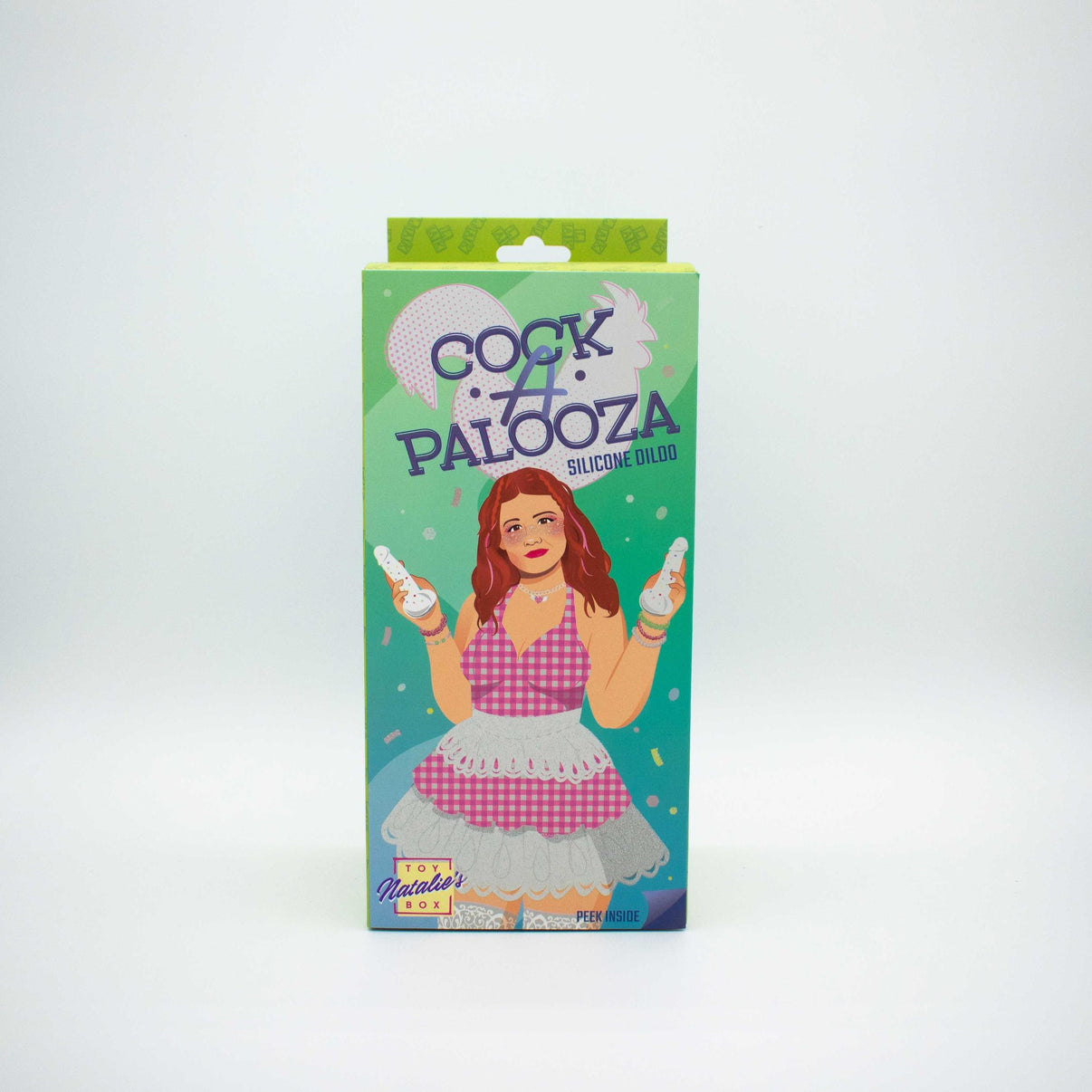 Penis-a-Palooza Confetti Silicone Suction Dildo | 810120340869 | Discreet Personal Wellness