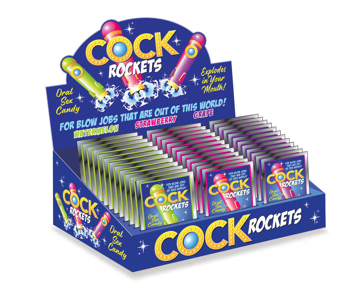 Penis Rockets Display of 36 | 817717010877 | Discreet Personal Wellness