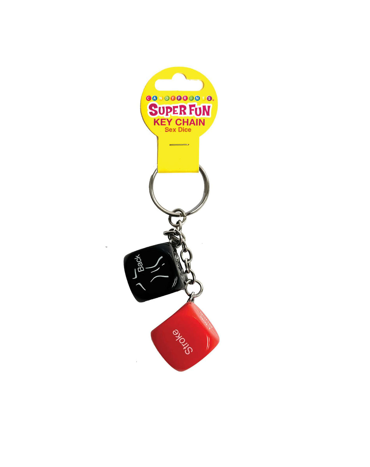 Super Fun Key Chain, Sex Dice | 817717011744 | Discreet Personal Wellness
