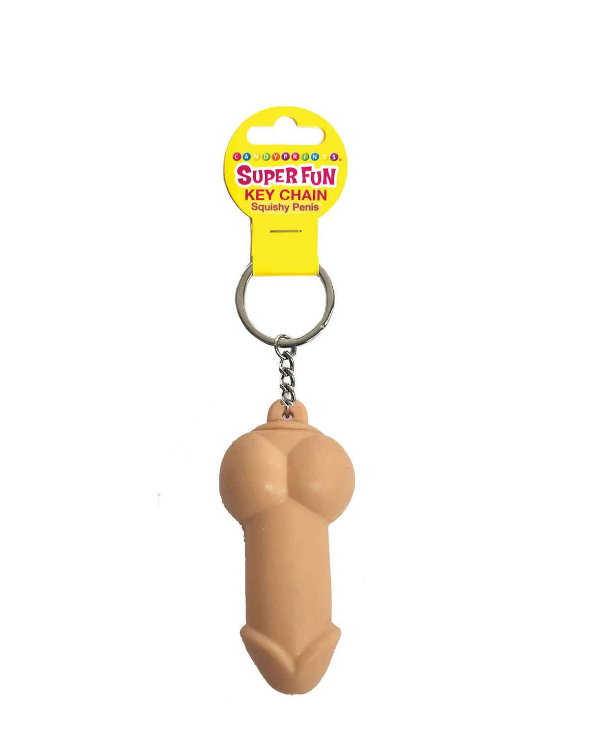 Super Fun Key Chain, Squishy Penis - Sold in 6pk | 817717011775 | Discreet Personal Wellness