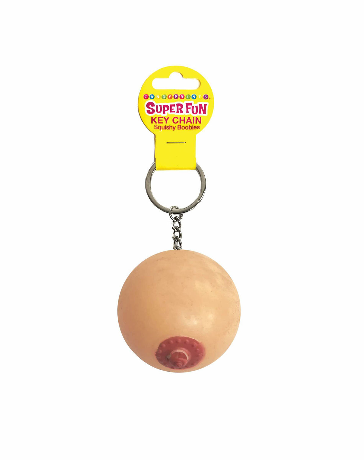 Super Fun Key Chain, Squishy Boob - Sold in 6pk | 817717011799 | Discreet Personal Wellness