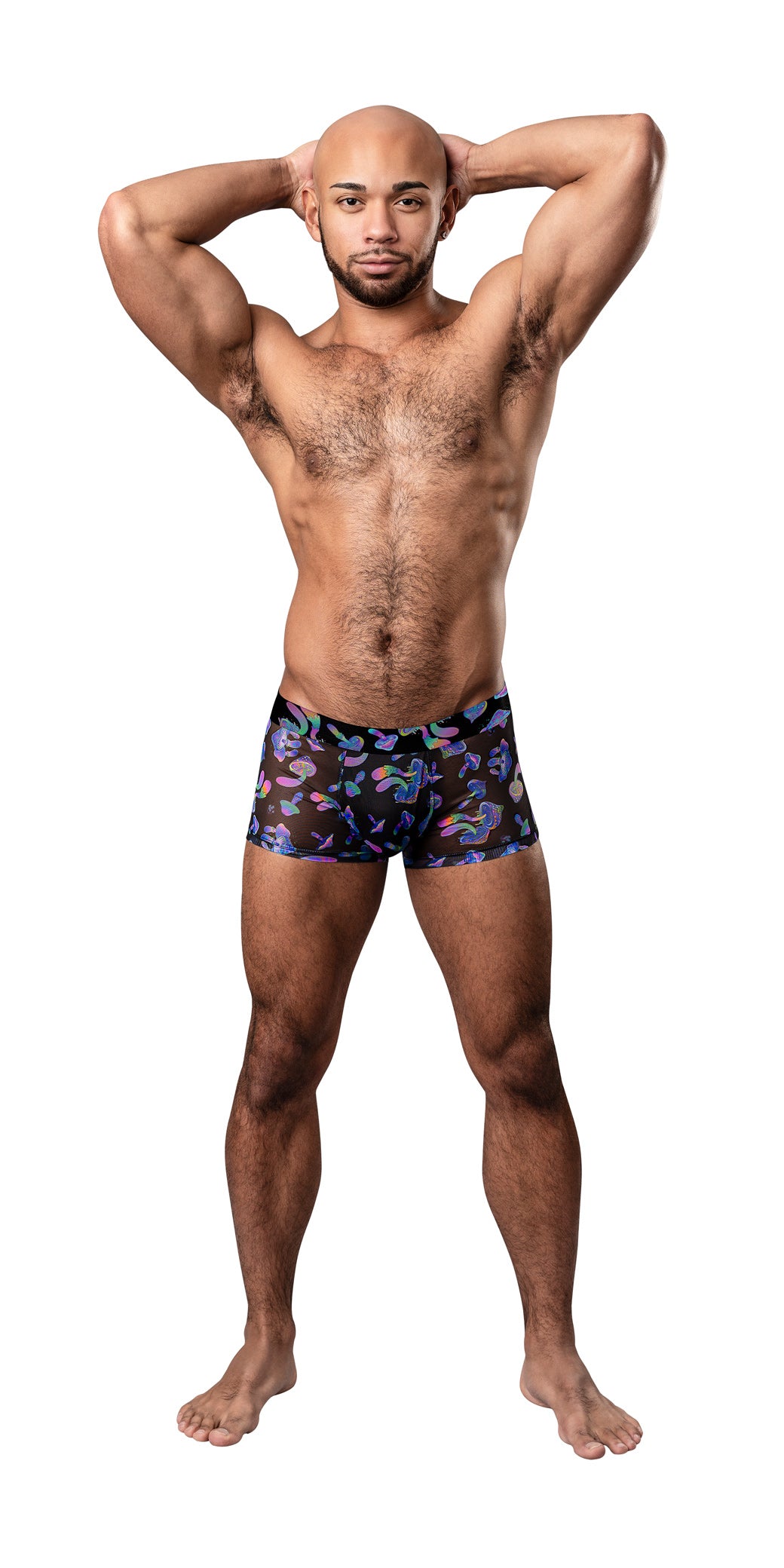 Hazy Dayz - Pouch Short - Medium - Mushroom | 845830092678 | Discreet Personal Wellness