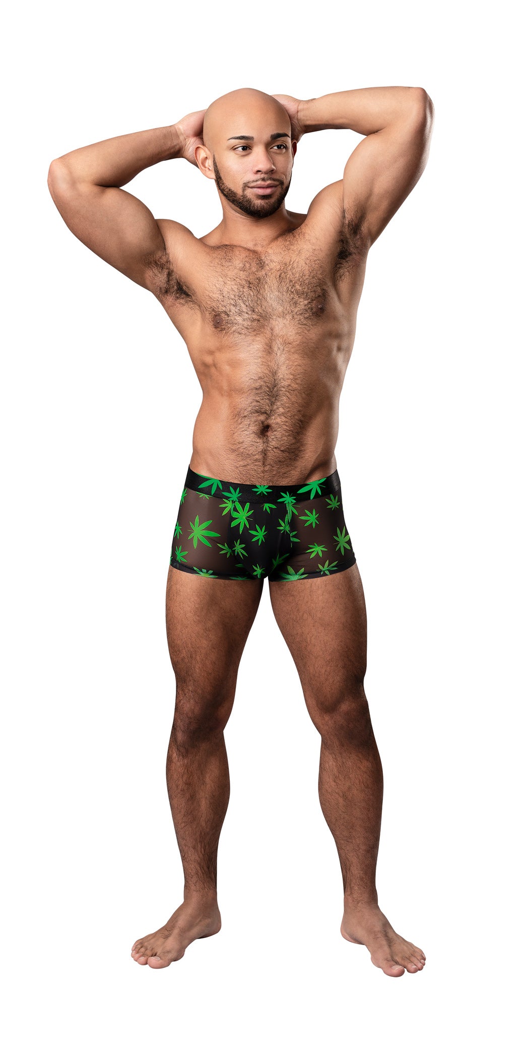 Hazy Dayz - Pouch Short - Large - Pot Leaf | 845830092722 | Discreet Personal Wellness