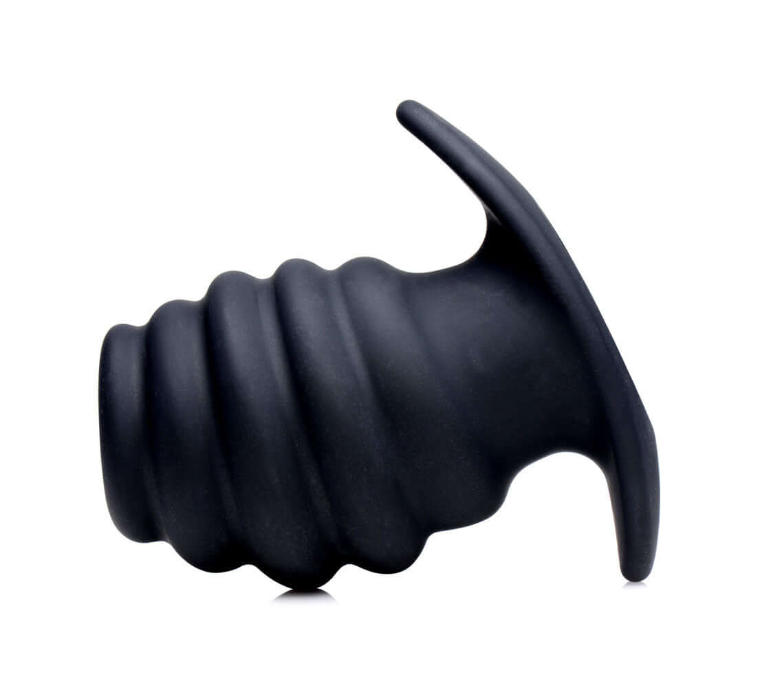 Hive Ass Tunnel Silicone Ribbed Hollow Anal Plug - Medium | 848518032874 | Discreet Personal Wellness