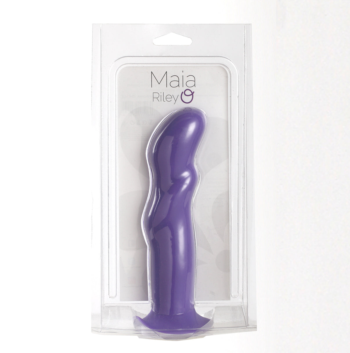 Riley Silicone Swirled Penis - Neon Purple | 5060311470119 | Discreet Personal Wellness
