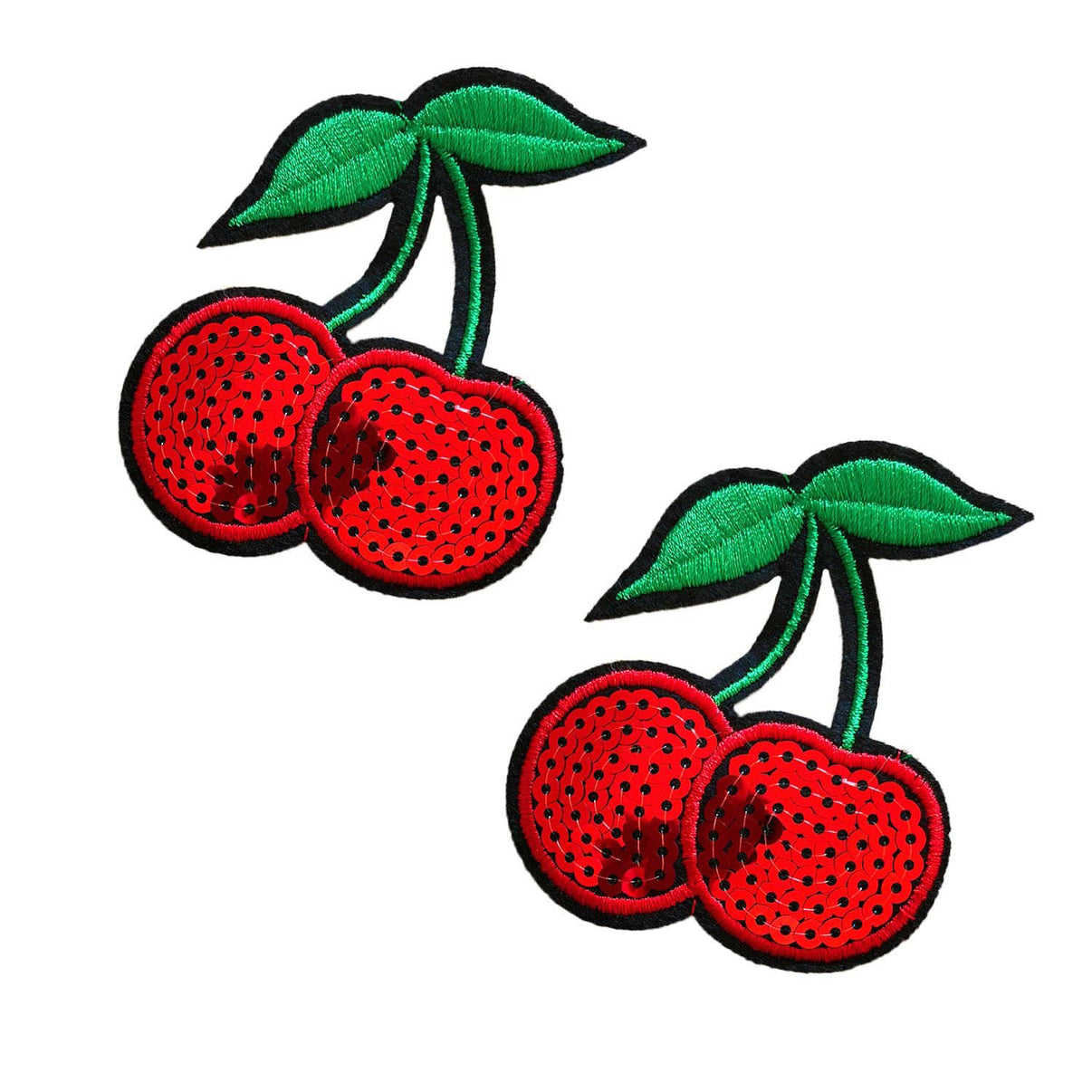 Cherry Licious Sequin Nifty Nipztix Nipple Cover Pasties | 689855876871 | Discreet Personal Wellness