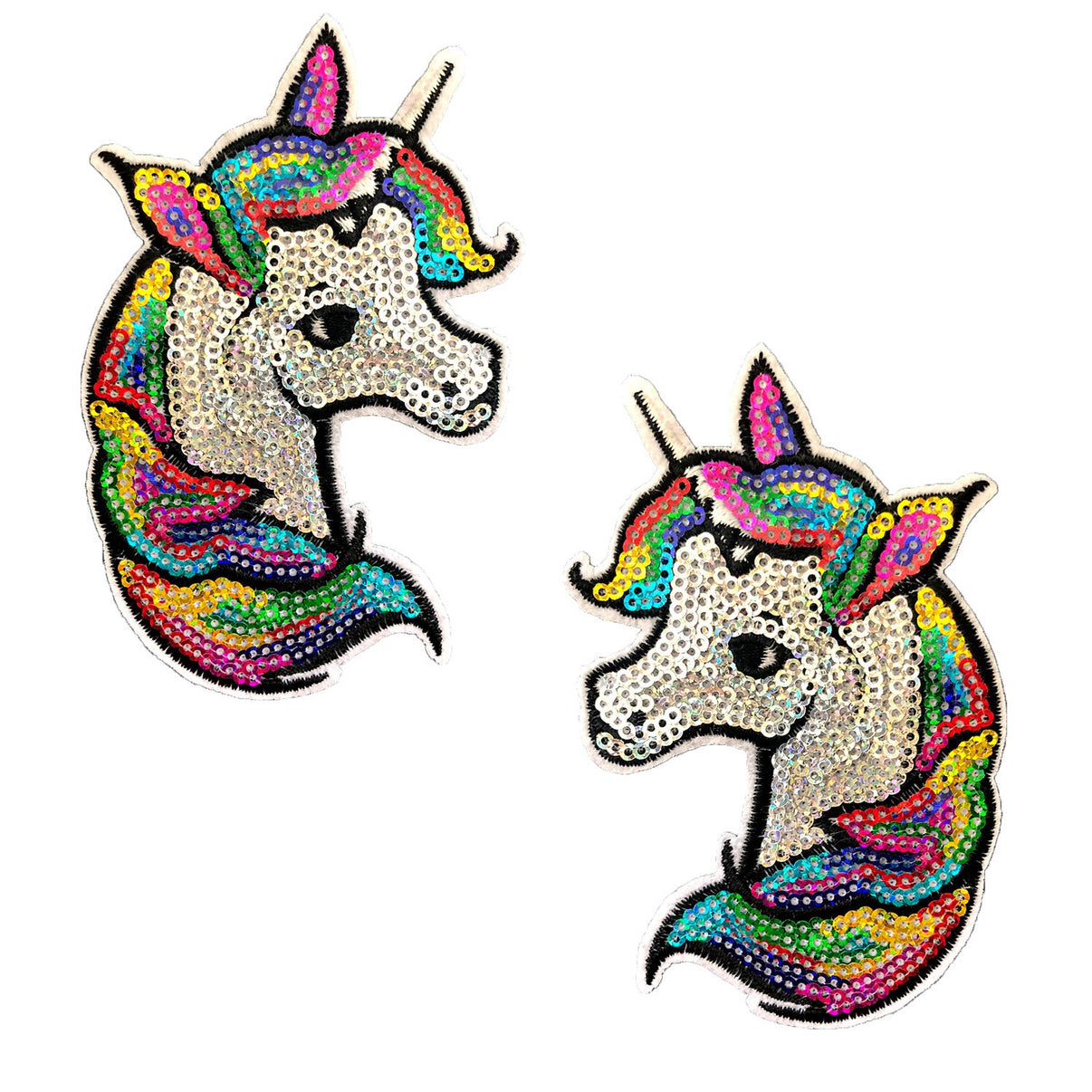 Sequin Sparkle Unicorn Nipztix Pasties | 689855877953 | Discreet Personal Wellness