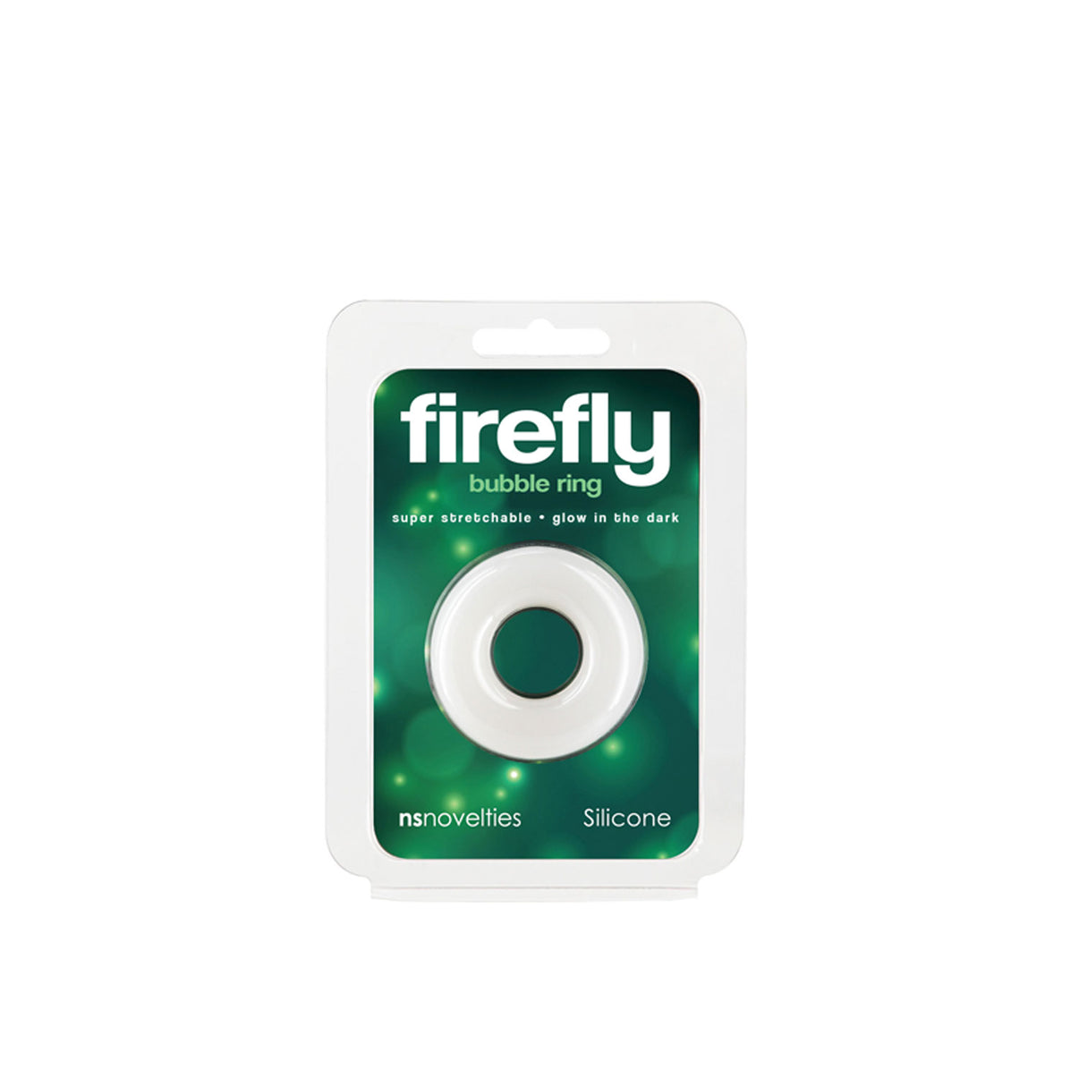 Firefly - Bubble Ring - Small - White | 657447109355 | Discreet Personal Wellness