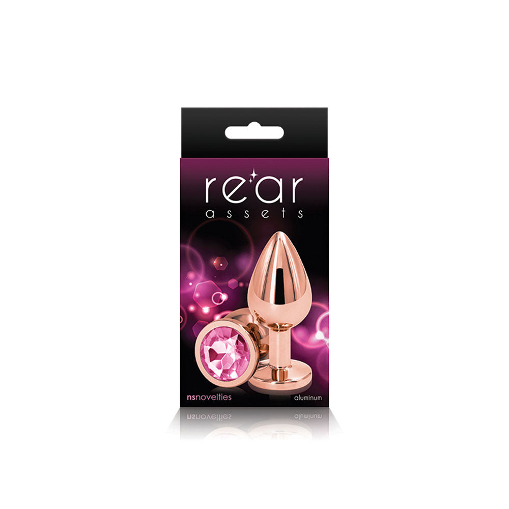 Rear Assets - Rose Gold - Medium - Pink | 657447103049 | Discreet Personal Wellness