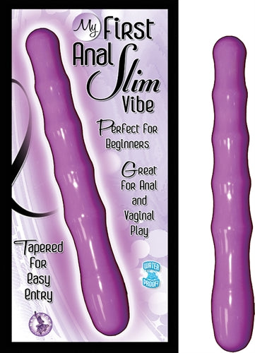 My First Anal Slim Vibe - Purple | 782631221022 | Discreet Personal Wellness