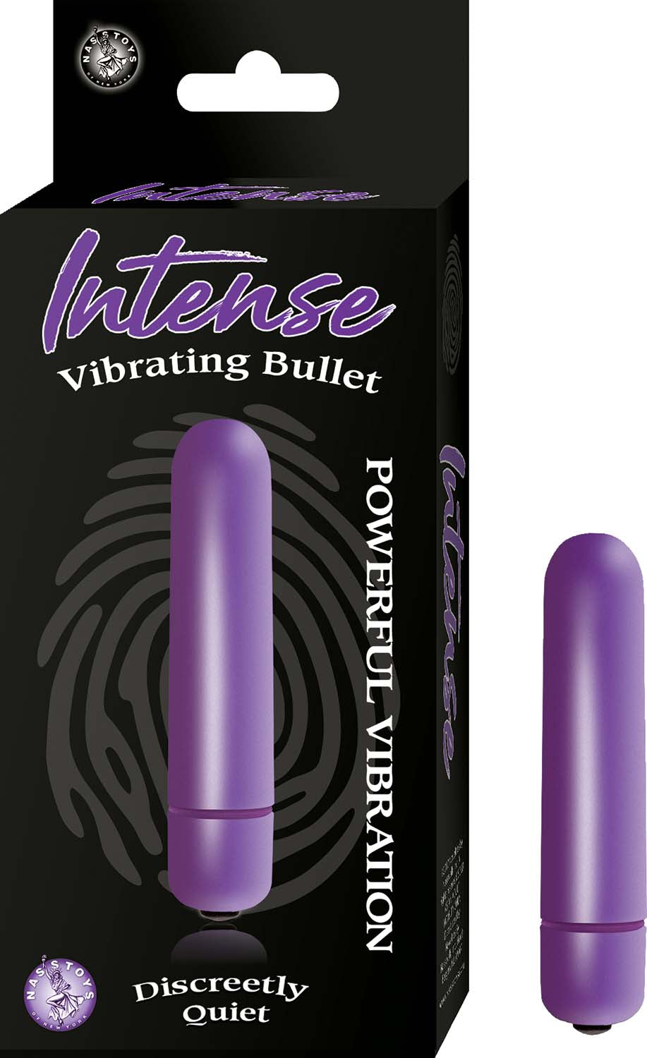 Intense Vibrating Bullet - Purple | 782631280425 | Discreet Personal Wellness
