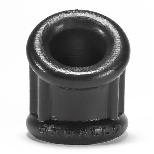 Bent 1 Ball Stretcher Curved Silicone - Small - Black | 840215109446 | Discreet Personal Wellness