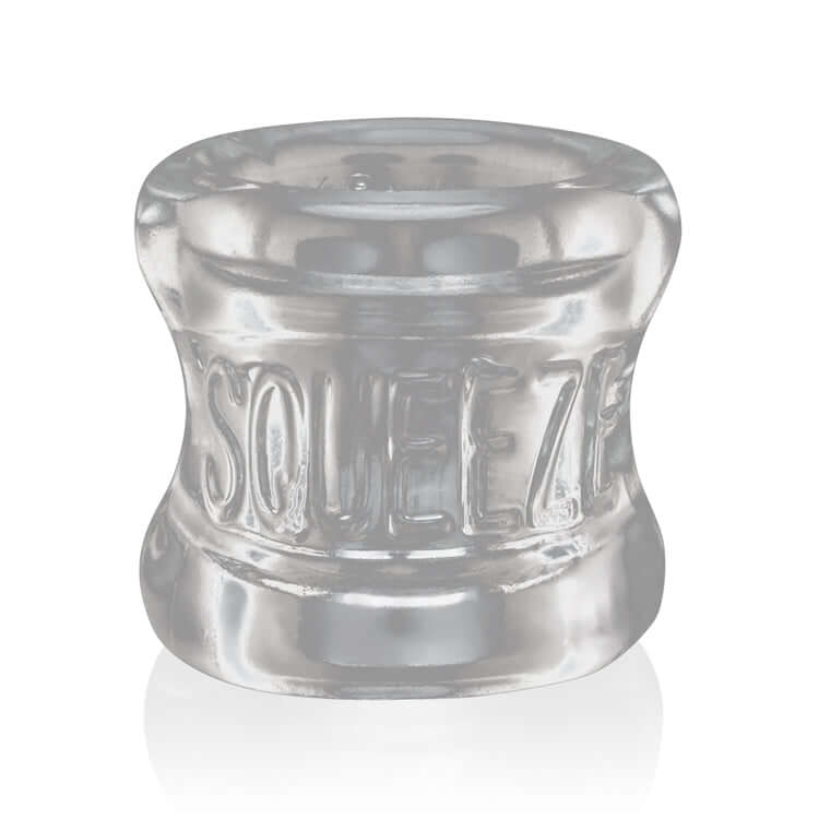 Squeeze Soft- Grip Ballstretcher - Clear | 840215118813 | Discreet Personal Wellness