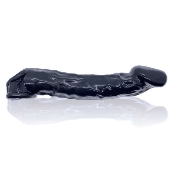 Muscle Ripped Slim Veiny Penisheath - Night Black | 840215126610 | Discreet Personal Wellness