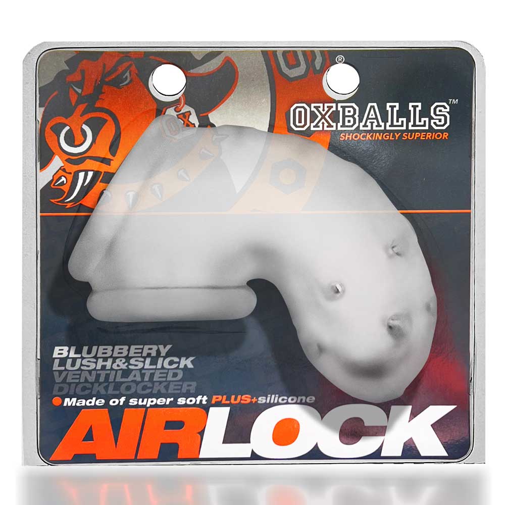 Airlock Air-Lite Vented Chasity - Clear Ice | 840215122810 | Discreet Personal Wellness