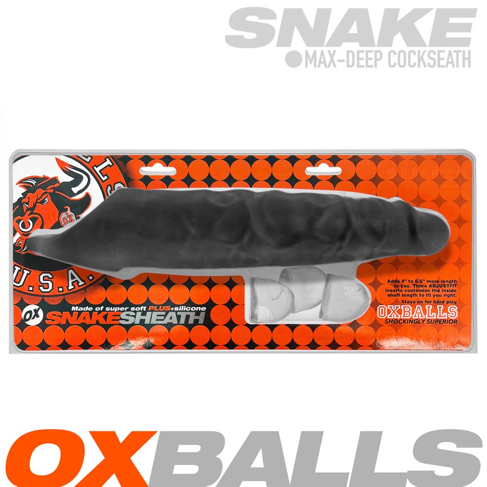 Snake Penisheath - Black Ice | 840215122933 | Discreet Personal Wellness