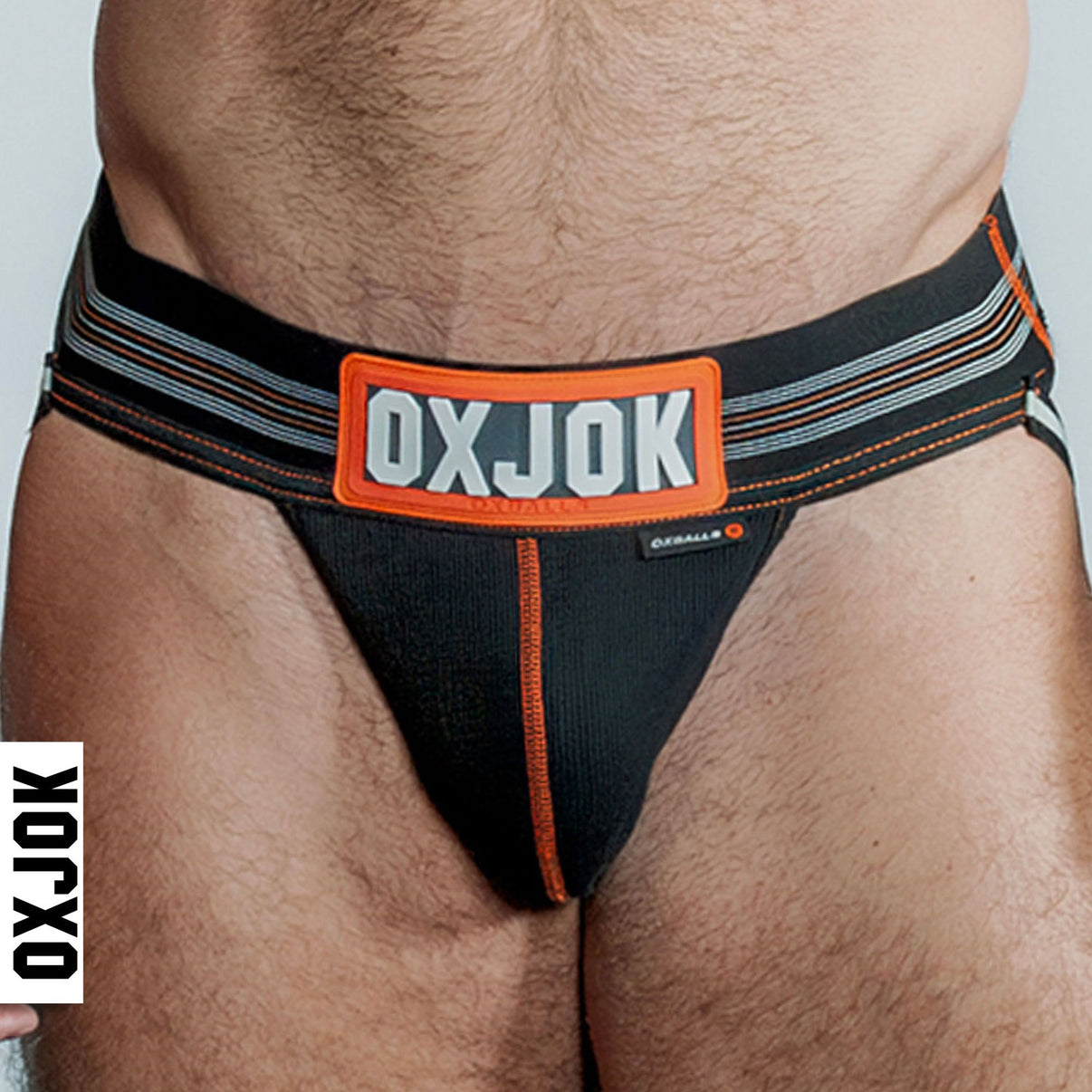 Slingjock Upthrust Slider-Strap Jock Black Iron - Small | 840215124548 | Discreet Personal Wellness