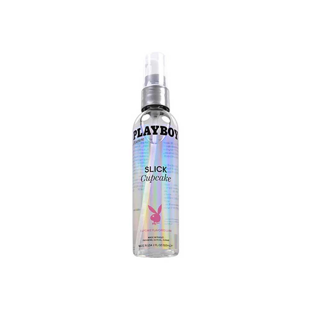 Playboy Pleasure Slick Cupcake Flavored Lubricant 2 Oz | 844477022185 | Discreet Personal Wellness