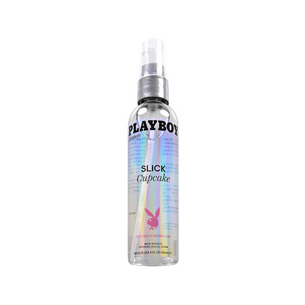 Playboy Pleasure Slick Cupcake Flavored Lubricant 4 Oz | 844477022192 | Discreet Personal Wellness