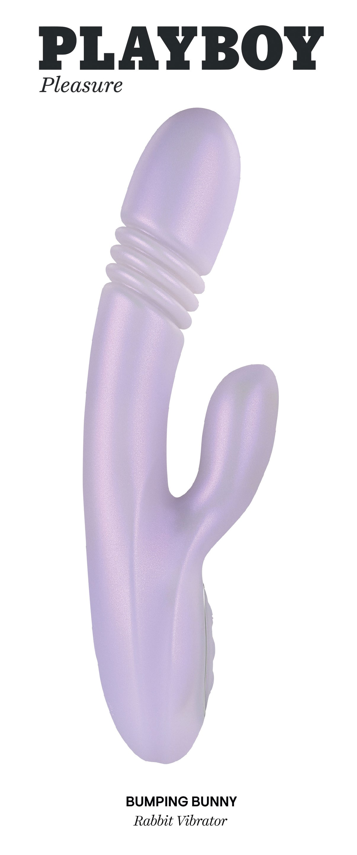Playboy Pleasure - Bumping Bunny - Rabbit Vibrator - Opal | 844477022369 | Discreet Personal Wellness