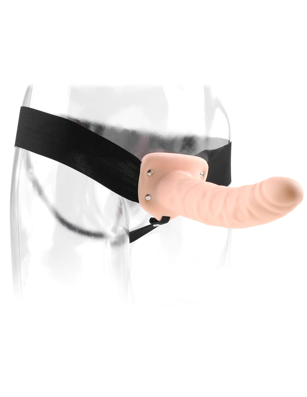 Fetish Fantasy Series 8 Inch Hollow Strap-on - Flesh | 603912329889 | Discreet Personal Wellness