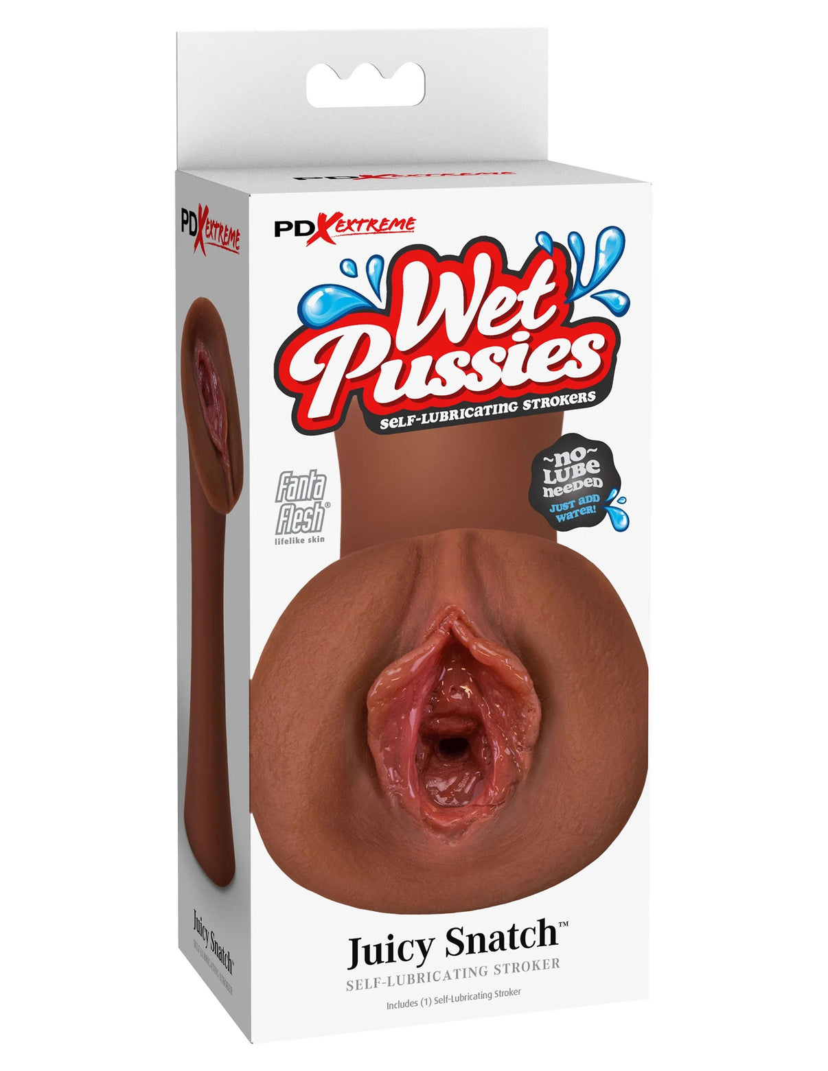 Extreme Wet Vaginas - Juicy Vagina Vagina Style Stroker - Brown | 603912774498 | Discreet Personal Wellness