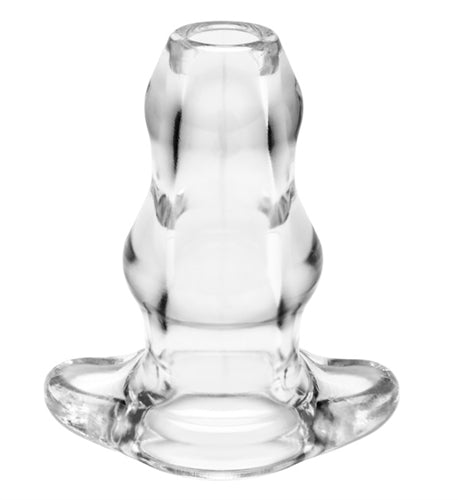 Double Tunnel Plug Medium - Clear | 852184004486 | Discreet Personal Wellness