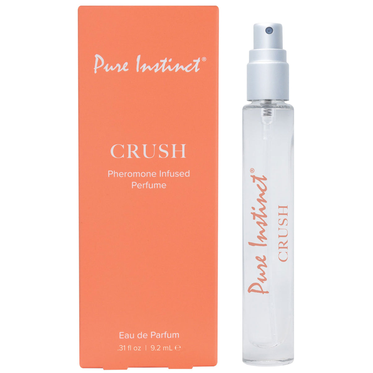 Pure Instinct Pheromone Perfume Spray Crush 9.2 ml 0.31 Floz | 638258906227 | Discreet Personal Wellness