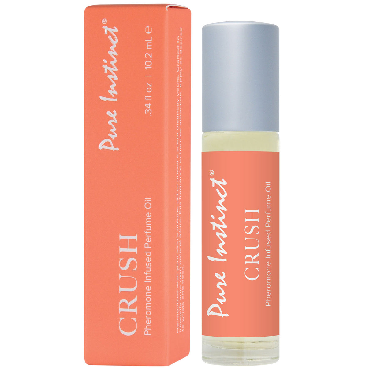 Pure Instinct Pheromone Perfume Oil Crush Roll on 10.2 ml 0.34 ml | 638258906005 | Discreet Personal Wellness