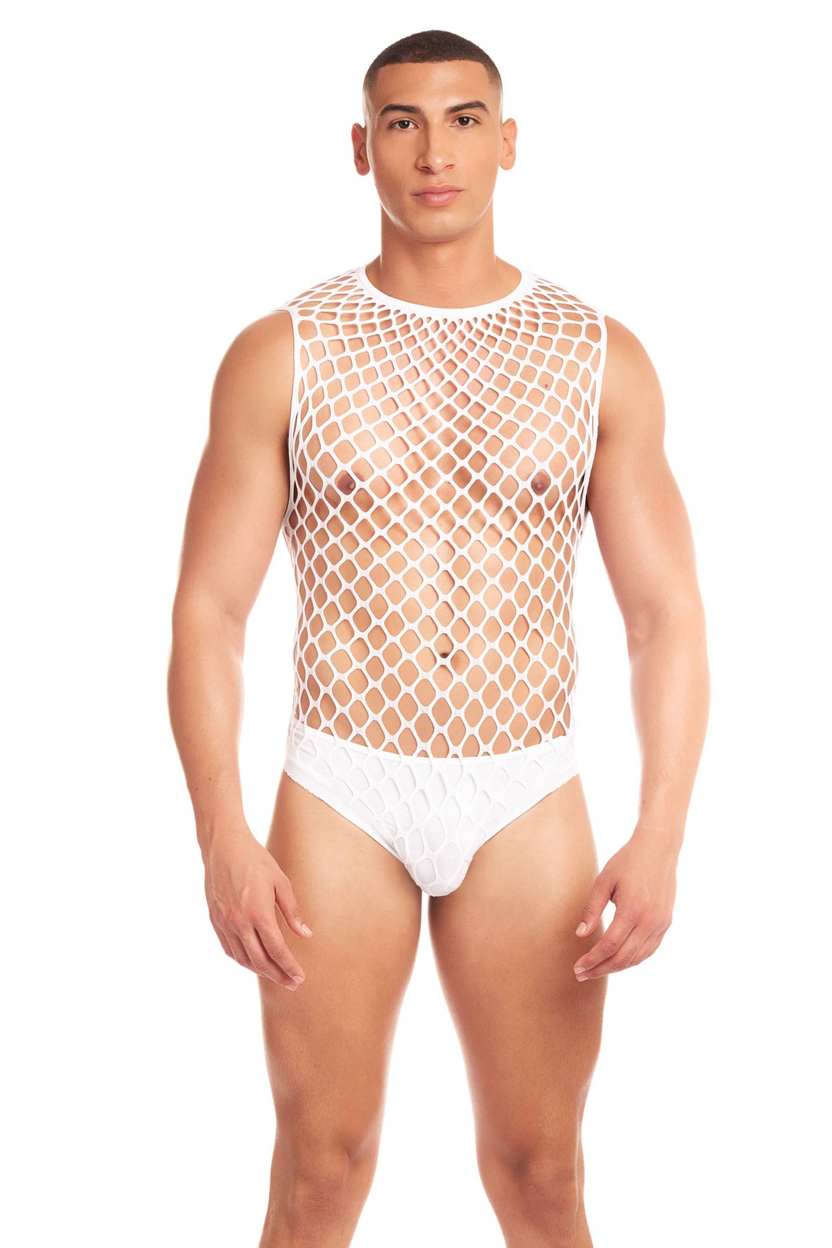 Full Effect 2pc Set - Large/xl - White | 196018769203 | Discreet Personal Wellness