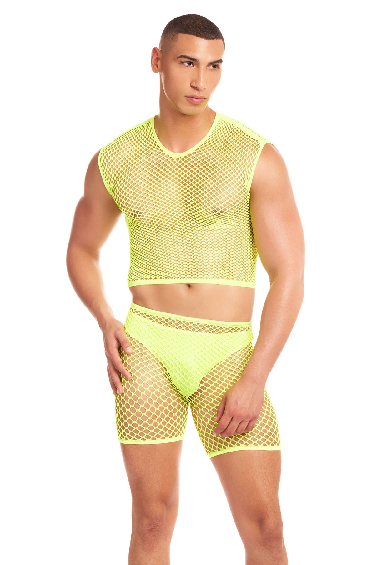 Net-Bula 3pc Set - Small/medium - Yellow | 196018769395 | Discreet Personal Wellness