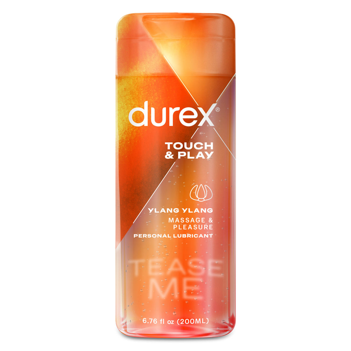 Durex Massage & Play 2 in 1 Sensual Ylang Ylang - 6.76 Fl. Oz. / 200 ml | 302340876384 | Discreet Personal Wellness